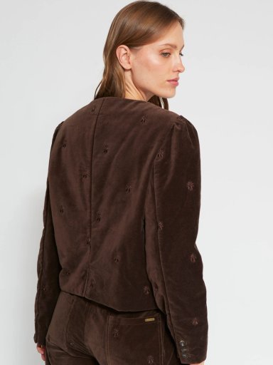 CHAQUETA MUJER TATIENNE ALGODÓN PADDING BORDADA - 2
