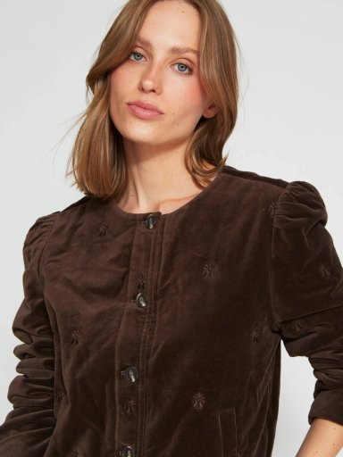 CHAQUETA MUJER TATIENNE ALGODÓN PADDING BORDADA - 3