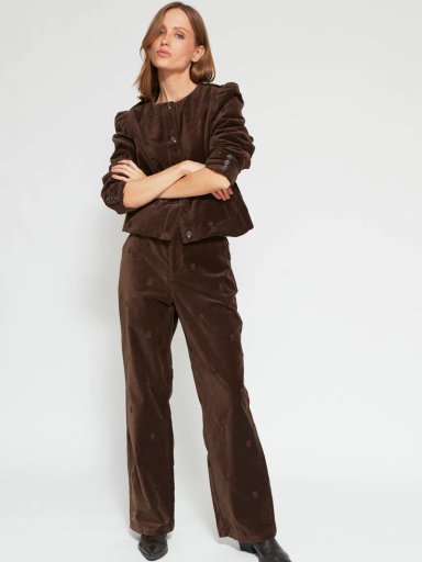CHAQUETA MUJER TATIENNE ALGODÓN PADDING BORDADA - 4