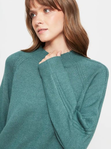 SWEATER MUJER AZIZ CUELLO MOCK - 3