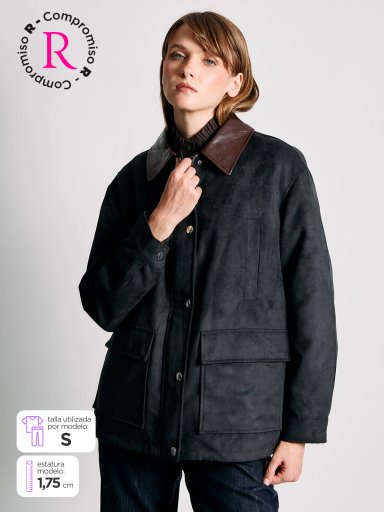 CHAQUETA MUJER MARQUIS EFECTO PIEL - 1