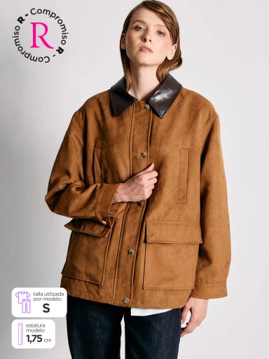 CHAQUETA MUJER MARQUIS EFECTO PIEL - 1