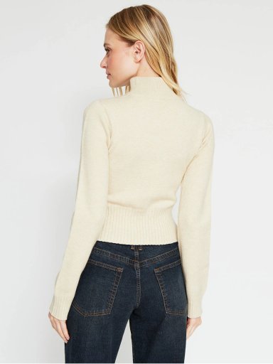 SWEATER MUJER INDEX CUELLO ALTO MANGA LARGA - 2