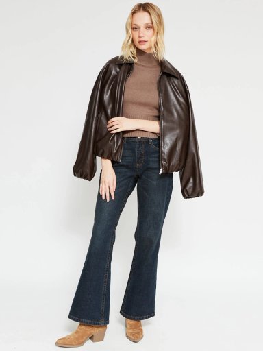 SWEATER MUJER INDEX CUELLO ALTO MANGA LARGA - 4
