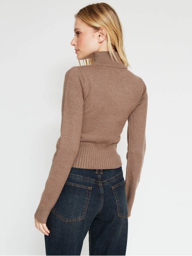 SWEATER MUJER INDEX CUELLO ALTO MANGA LARGA - 2
