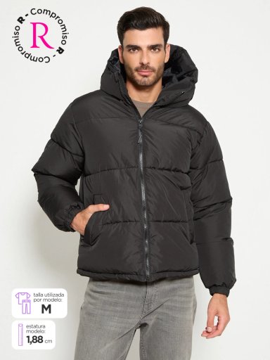 PARKA HOMBRE INDEX BÁSICA GORRO - 1