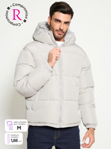 PARKA HOMBRE INDEX BÁSICA GORRO - 1