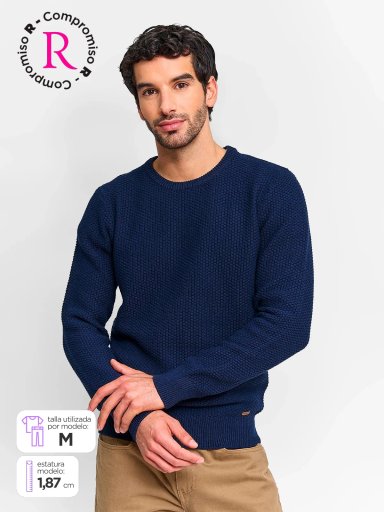 SWEATER HOMBRE REGATTA ALGODÓN CUELLO REDONDO - 1