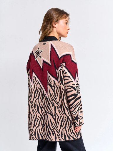 CARDIGAN MUJER BARBADOS JACQUARD - 2