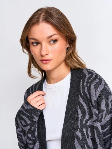 CARDIGAN MUJER BARBADOS JACQUARD - 3