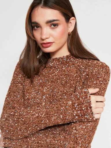 SWEATER MUJER INDEX CHENILLE MANGA LARGA - 3