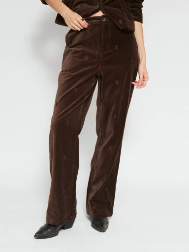 PANTALÓN MUJER TATIENNE ALGODÓN BORDADO - 2