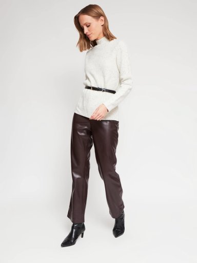 SWEATER MUJER CACHAREL LANA CUELLO ALTO - 5