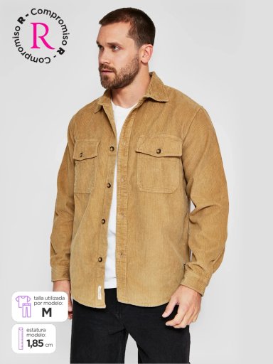 SOBRECAMISA HOMBRE CLOUDBREAK ALGODÓN MANGA LARGA COTELÉ - 1