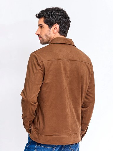 CHAQUETA HOMBRE CACHAREL TIPO SUEDE - 2