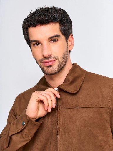 CHAQUETA HOMBRE CACHAREL TIPO SUEDE - 3