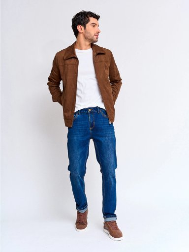 CHAQUETA HOMBRE CACHAREL TIPO SUEDE - 4