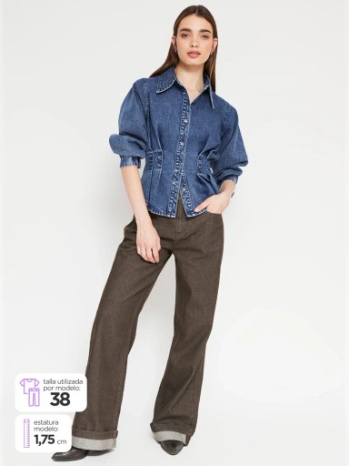 PANTALÓN MUJER BARBADOS ALGODÓN CUFFED - 1