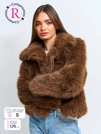 CHAQUETA MUJER INDEX PELUDA - 1