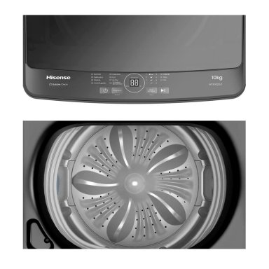 LAVADORA CARGA SUPERIOR HISENSE WT3K1023UT 10KG GRAFITO - 13