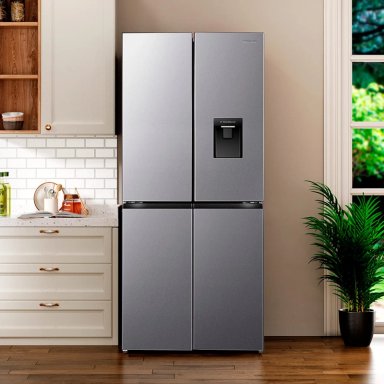 REFRIGERADOR FRENCH DOOR HISENSE RQ5P431NMDA 425L NO FROST GRIS - 5