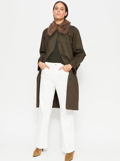 CHAQUETA MUJER MARQUIS ALGODÓN TRENCH PELO - 4
