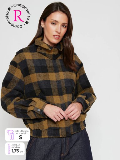 CHAQUETA MUJER MARQUIS CUADROS - 1