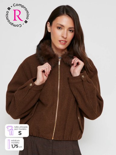 CHAQUETA MUJER MARQUIS BOMBER PELOS - 1