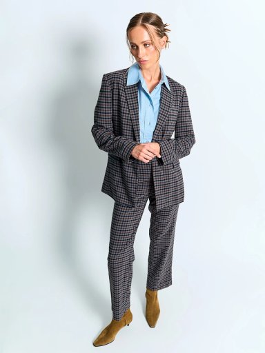 BLAZER MUJER MARQUIS CHECKS - 5