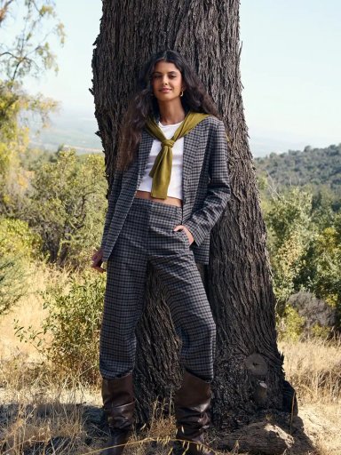 BLAZER MUJER MARQUIS CHECKS - 1