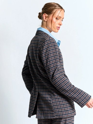 BLAZER MUJER MARQUIS CHECKS - 3