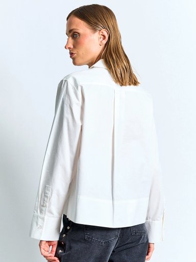 BLUSA MUJER MARQUIS ALGODÓN CAMISERA CROP - 2