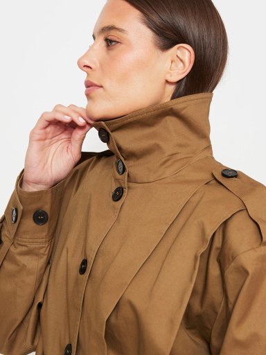 CHAQUETA MUJER MARQUIS ALGODÓN TRENCH CORTO - 4