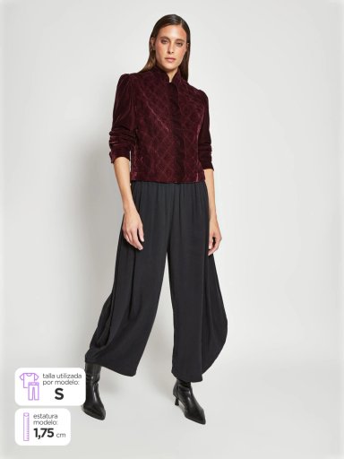 PANTALÓN MUJER MARQUIS BALLOON CROPPED - 1