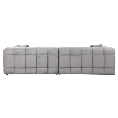 SOFÁ MAISON LINETT SOPHIE 5 CUERPOS + OTTOMAN GRIS - 5