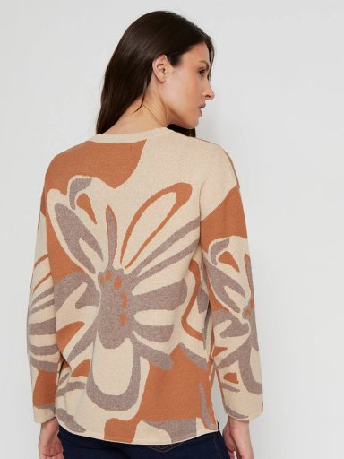 SWEATER MUJER CACHAREL CUELLO MOCK MANGA LARGA - 2