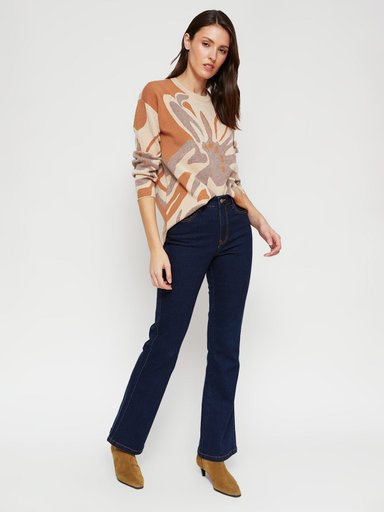 SWEATER MUJER CACHAREL CUELLO MOCK MANGA LARGA - 4