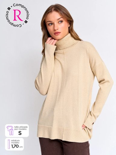 SWEATER MUJER BARBADOS CUELLO ALTO - 1