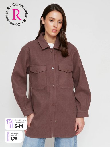 SOBRECAMISA MUJER AZIZ MANGA LARGA - 1
