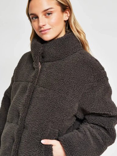 CHAQUETA MUJER AEROPOSTALE SHERPA PUFFA - 4