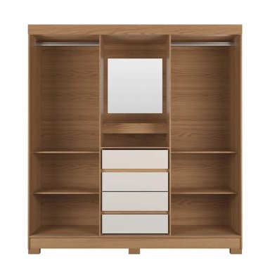 CLOSET DECOCASA TOSCANA 2 PUERTAS BLANCO - 1