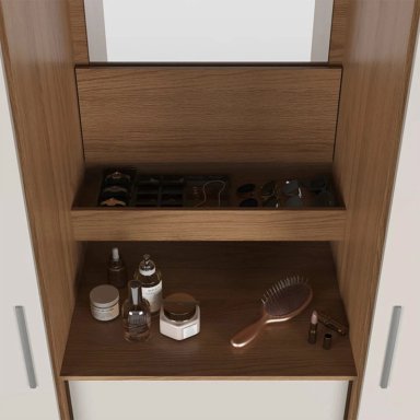 CLOSET DECOCASA TOSCANA 2 PUERTAS BLANCO - 4