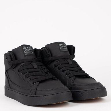ZAPATILLAS NIÑO MAUI & SONS ESCOLARES NEGRO 5CE119-MC CUERO - 2