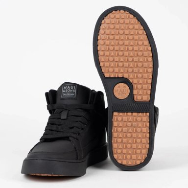 ZAPATILLAS NIÑO MAUI & SONS ESCOLARES NEGRO 5CE119-MC CUERO - 5