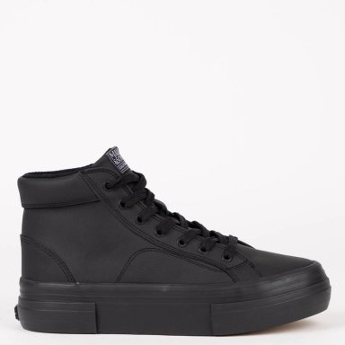 ZAPATILLAS MUJER MAUI & SONS ESCOLARES NEGRO 5CE117-WC CUERO - 1