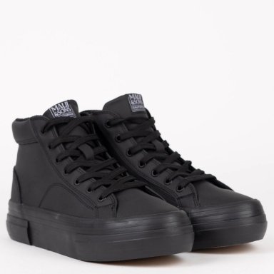 ZAPATILLAS MUJER MAUI & SONS ESCOLARES NEGRO 5CE117-WC CUERO - 2