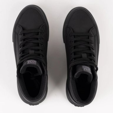 ZAPATILLAS MUJER MAUI & SONS ESCOLARES NEGRO 5CE117-WC CUERO - 6