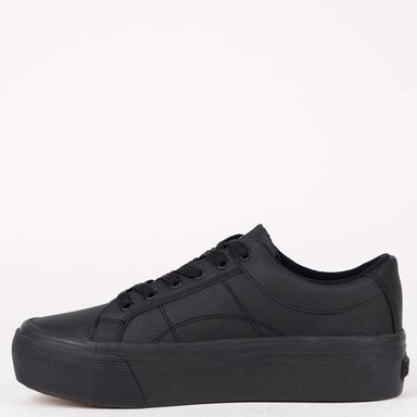ZAPATILLAS MUJER MAUI & SONS ESCOLARES NEGRO 5CE118-WC CUERO - 4