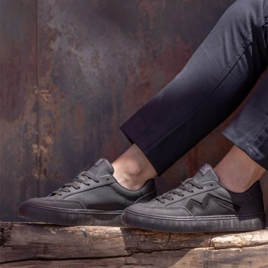 ZAPATILLAS MUJER MAUI & SONS ESCOLARES NEGRO 5CE109-WC CUERO - 2
