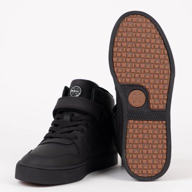 ZAPATILLAS NIÑO MAUI & SONS ESCOLARES NEGRO 5CE173-KC CUERO - 5